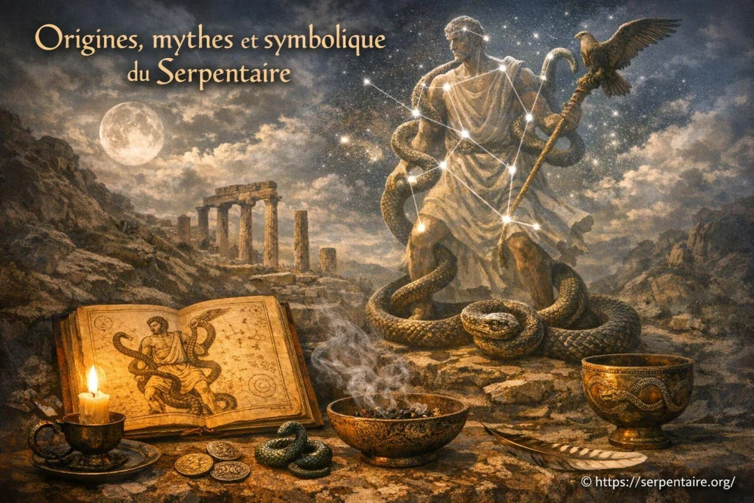 Origines, mythes et symbolique du Serpentaire