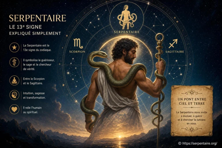 Serpentaire : comprendre le 13e signe du zodiaque simplement