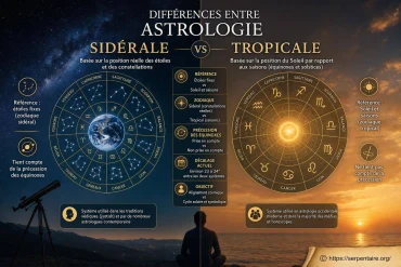 Différences entre astrologie sidérale et tropicale : quelles spécificités ?