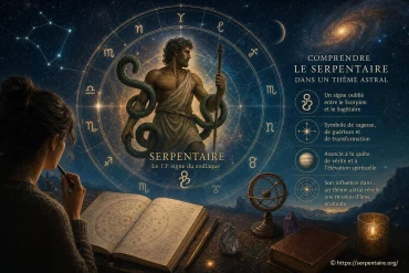 Comprendre le Serpentaire dans un thème astral
