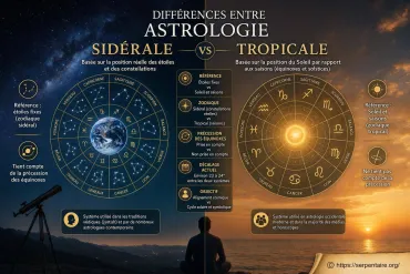 Différences entre astrologie sidérale et tropicale : quelles spécificités ?